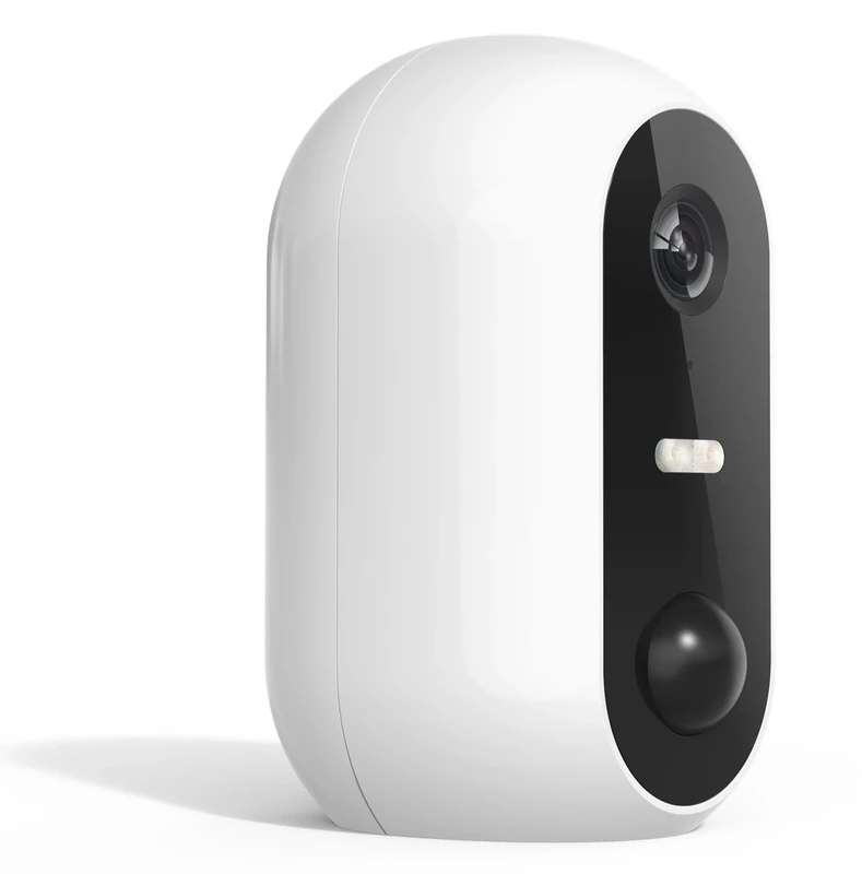 Denver IOB-209 Outdoor Wireless WiFi Security Camera – Rechargeable Battery Indoor/Outdoor Smart CCTV - Waterproof, 2 Way Audio, Floodlight, Night vision, PIR Motion Detection & Remote Access