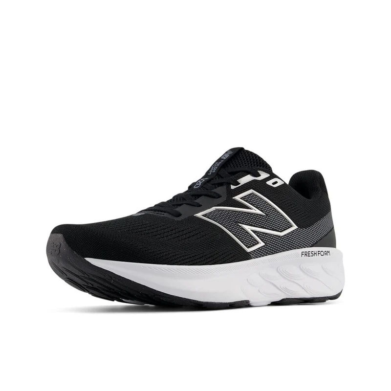 New Balance Men's Fresh Foam 520 v9 Running Shoes, Black/Castlerock/Silver Metallic, 7/M
