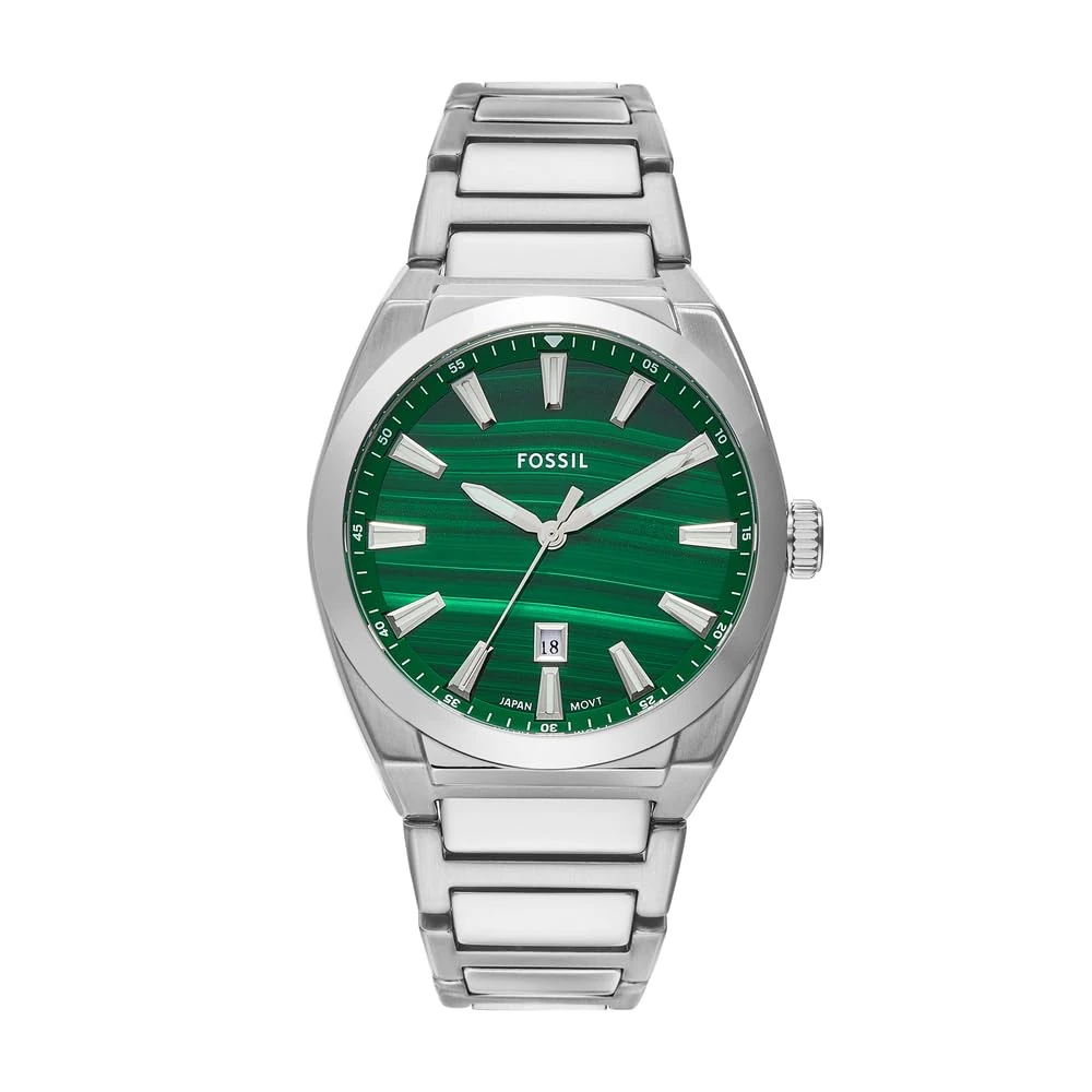 FOSSIL Men's Analog Quartz Watch with Stainless Steel Strap FS6056