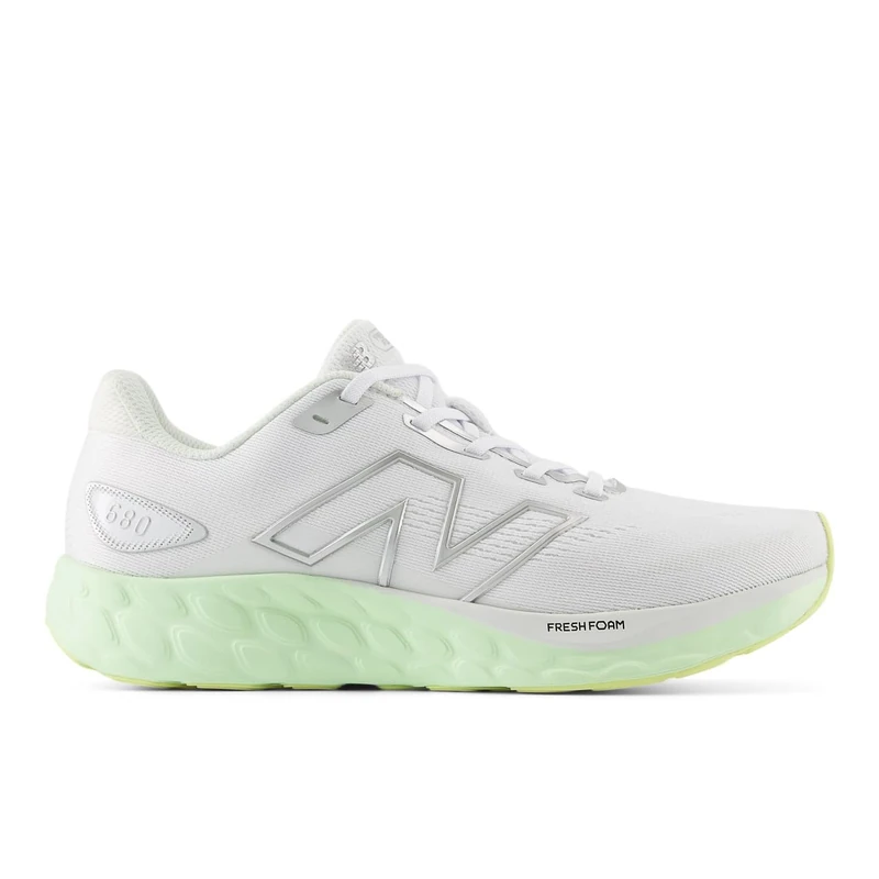 New Balance Womens Fresh Foam 680 V8 Sneaker - White