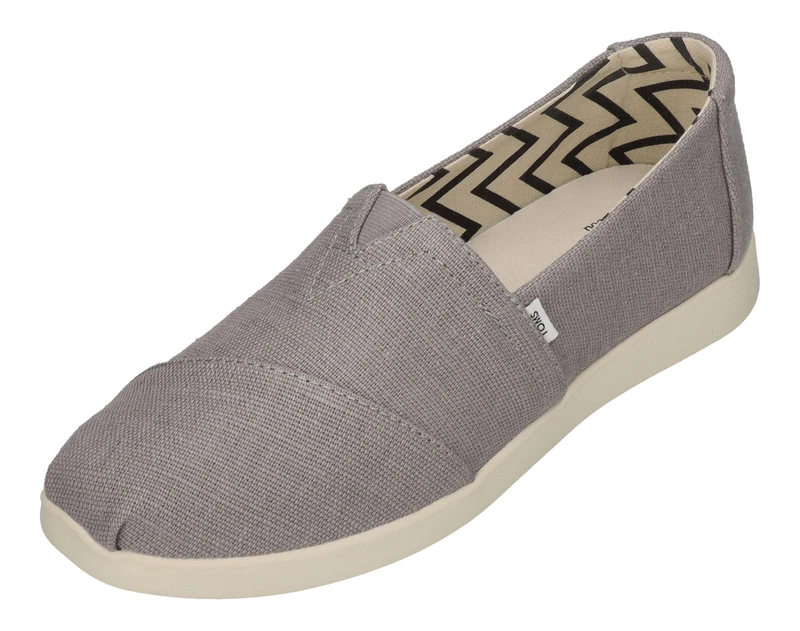 Toms Women's Alpargata Plus Loafer Flat, Grey, 6 UK