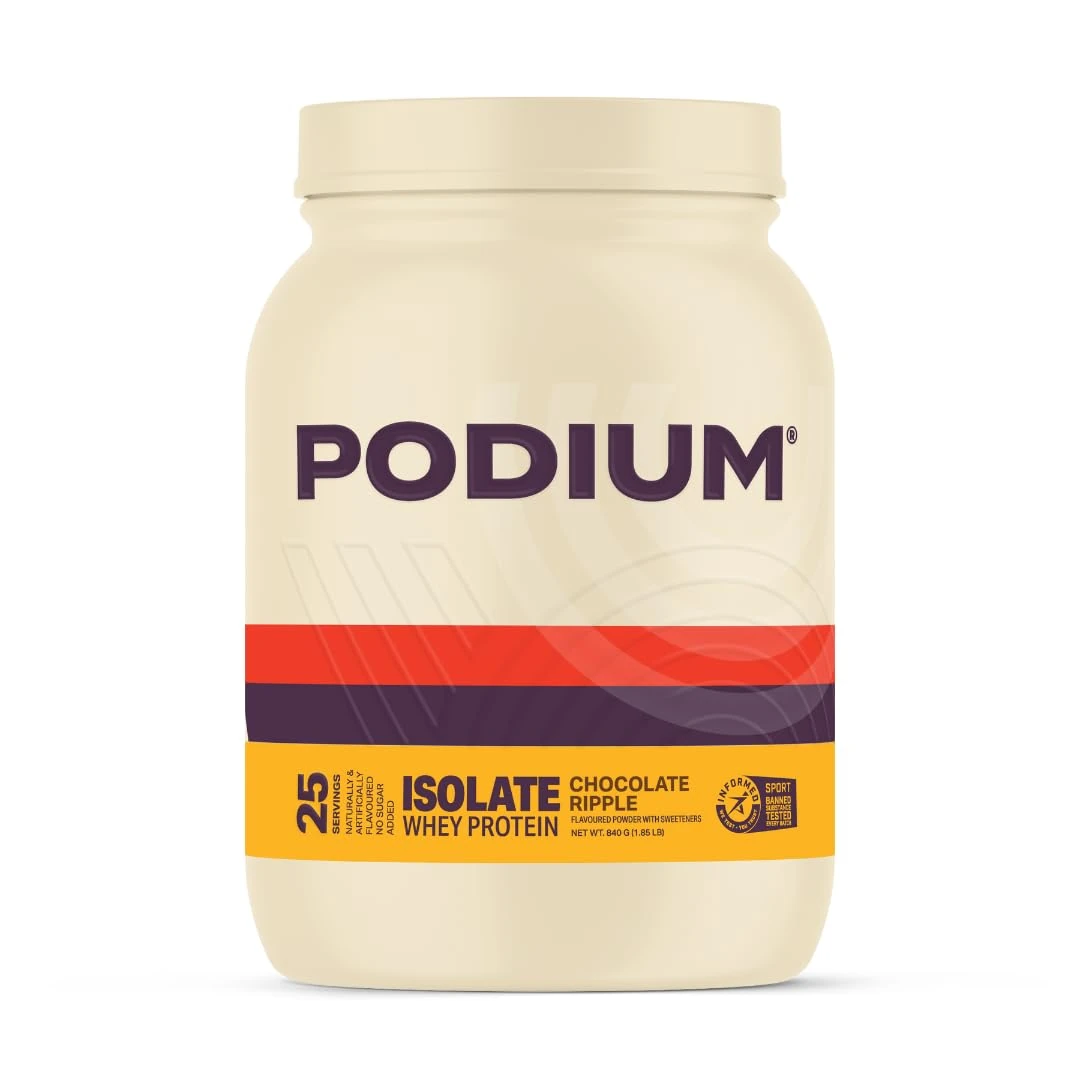 Podium Nutrition, Whey Protein Powder, Chocolate Ripple, 25 Servings, 25G Protein Per Serving, Gluten Free