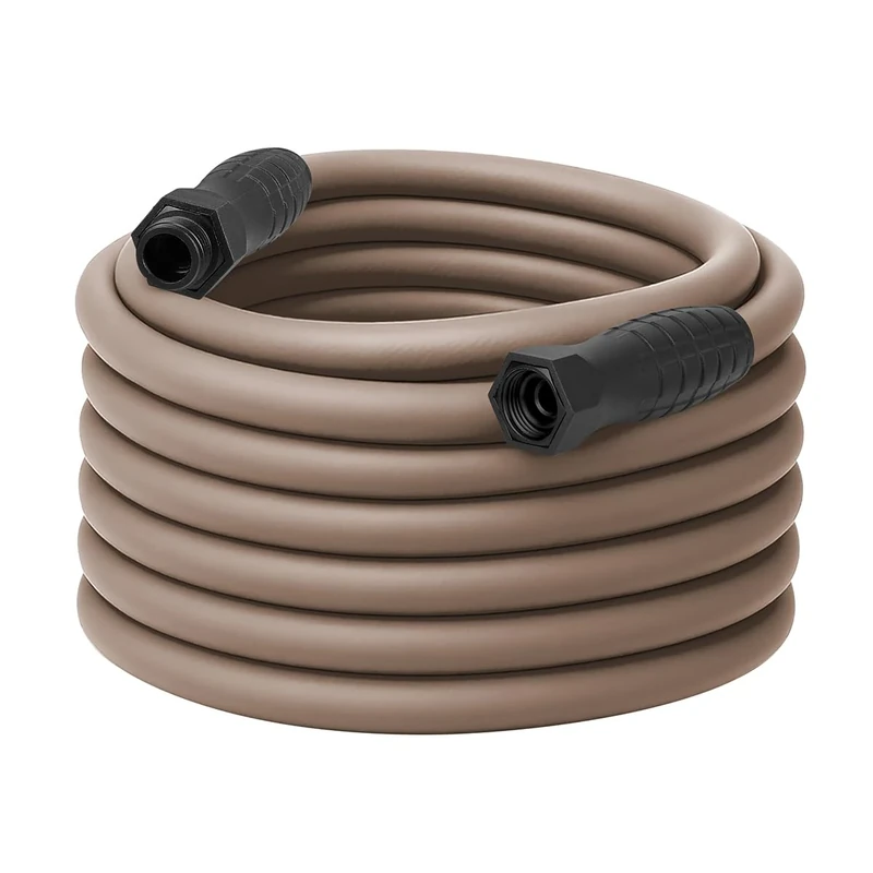 Colors HFZC575BRS-E SwivelGrip Garden Hose, 5/8" x 75', 3/4"-11 1/2 GHT Fittings, Brown Mulch, 75 Ft