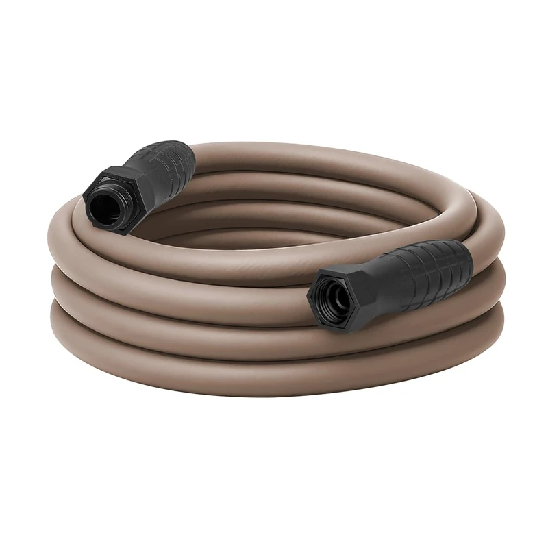 Colors HFZC525BRS-E SwivelGrip Garden Hose, 5/8" x 25', 3/4"-11 1/2 GHT Fittings, Brown Mulch