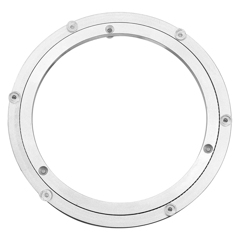 Large Heavy Duty Lazy Susan Rotating Turntable Bearing,Smooth Aluminium Alloy Swivel Plate Hardware Mechanism Base Stand for Kaleidoscopes Tabletop Serving Trade Show Displays (16in(40cm))