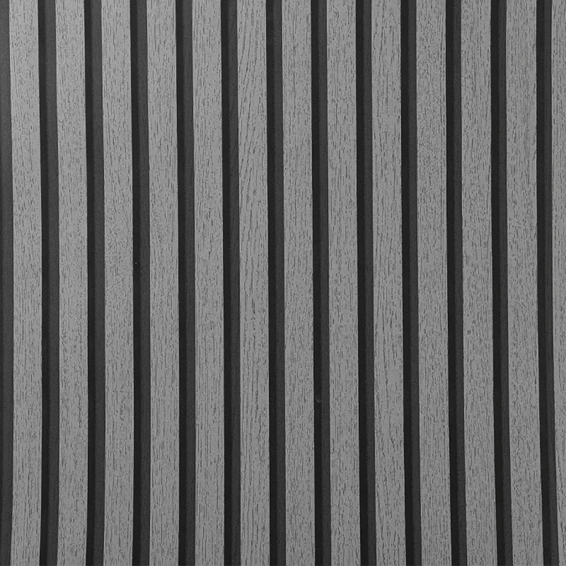 Swehooirt Dark Grey & Black Wood Slat Wallpaper - Rustic Panel