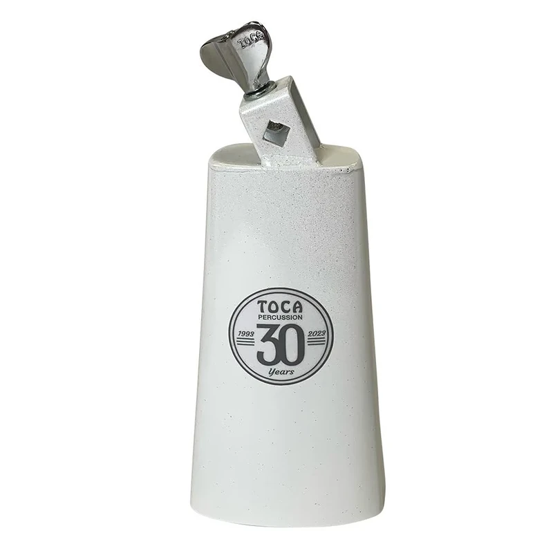 Toca Cowbell Series 30th Anniversary Bongo Bell, Luminescent White, 3026-TMB