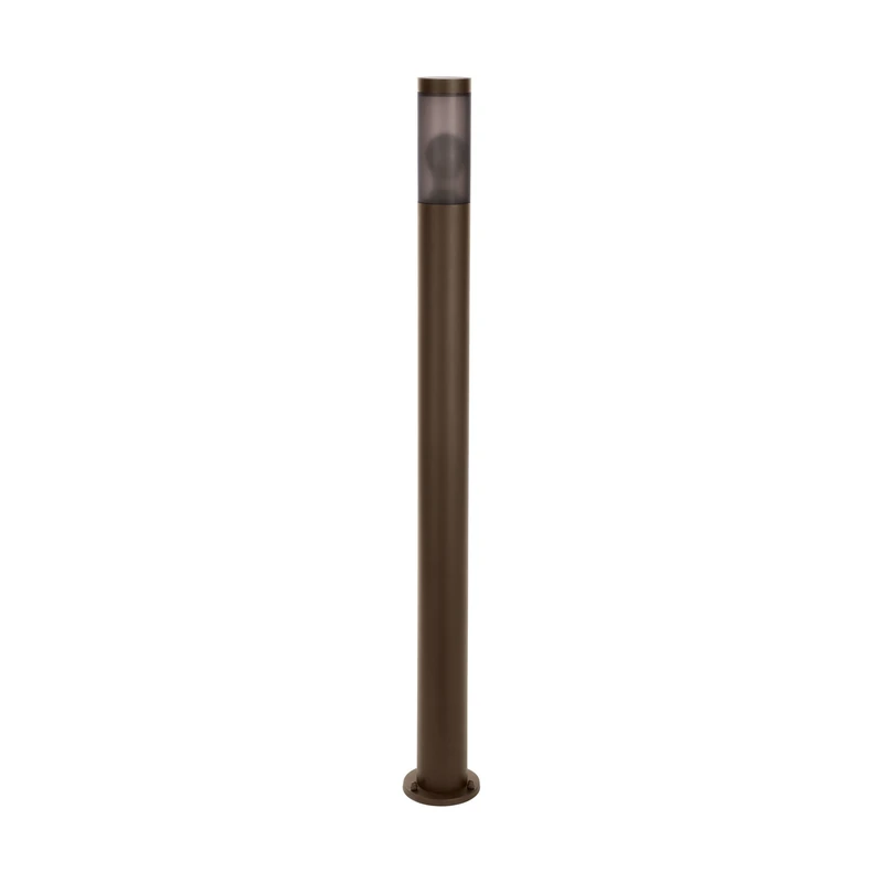 Eglo Outdoor Lamp Helsinki, Standing Light with Motion Sensor, Garden and Terrace Lighting, Floor in Rust Brown Stainless Steel, IP44, H 110 cm, E27