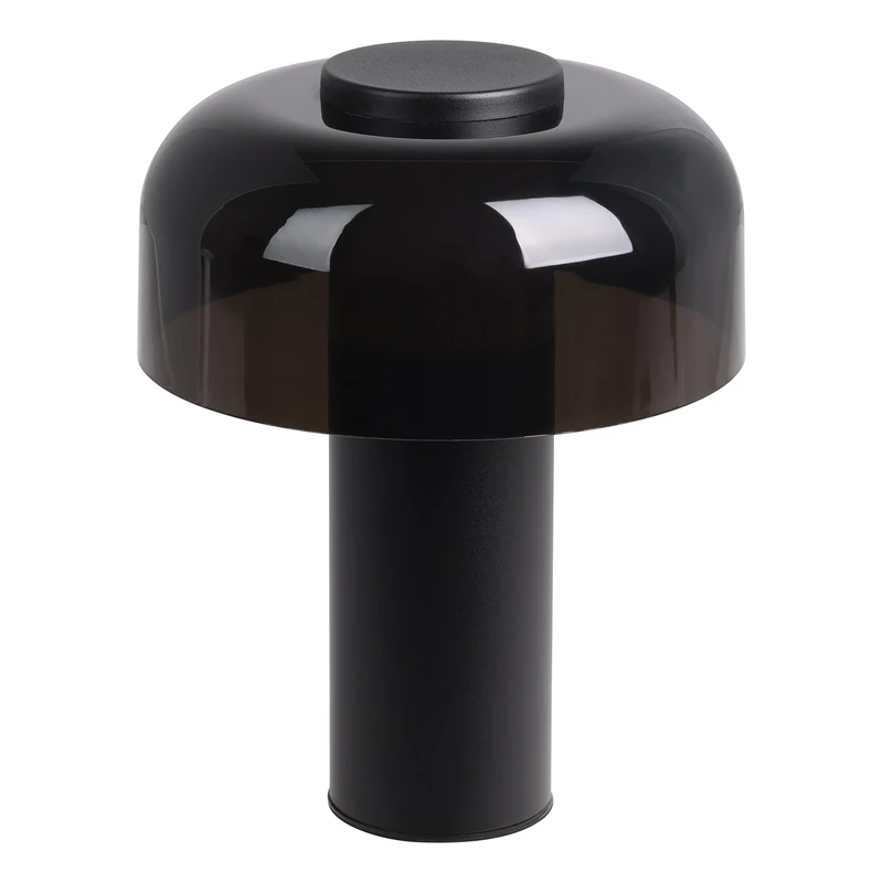 Eglo LED Outdoor Table lamp Ponente, Rechargeable Bedside lamp Touch dimmable, Cordless Outside Garden Light, USB, Black Metal and Plastic, Warm White, Neutral White, IP44