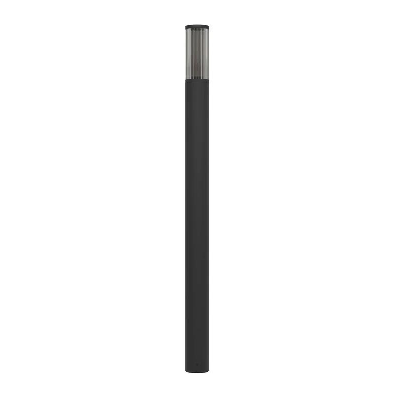 Eglo Garden lamp Post Salle, Outdoor lamppost Light, Garden and Terrace Lighting, Path Light Made of Black Metal and Plastic, E27 Socket, IP54, 110 cm