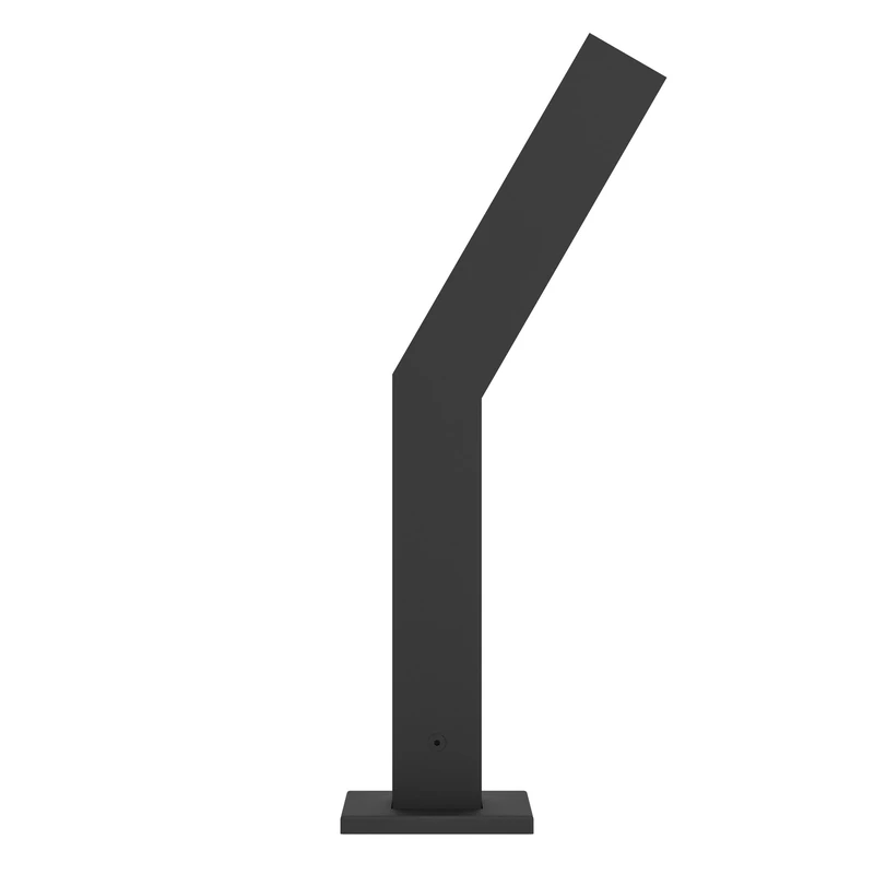 Eglo LED Outdoor lamp Post Ugento, Bollard Light Garden, Outside Lighting for Garden and Patio, Driveway Light of Black Metal, IP44, H 36 cm, Warm White