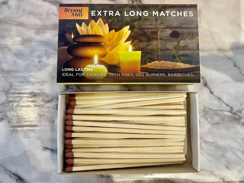 Bryant & May Extra Long Safety Matches, Wood