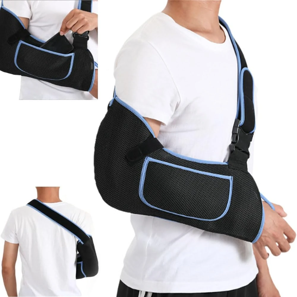 Oaygat Arm Sling Shoulder Immobilizer for Men and Women Arm Support Wrist and Elbow Surgery with Adjustable Padded Arm Support Straps Shoulder Sling for Rotator Cuff Torn Hand Wrist