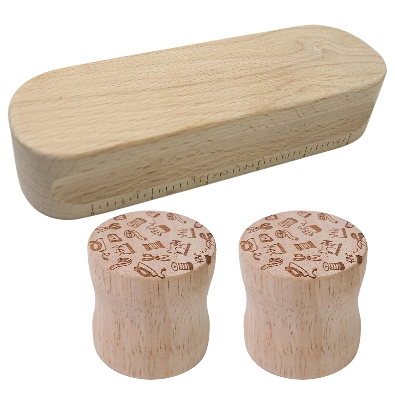 Tailor Wooden Clapper - Hardwood Quilters Clapper | Sewing Pattern Weights Fabric Pattern Weights for Quilting, Sewing & Embroidery Quilting Accessories