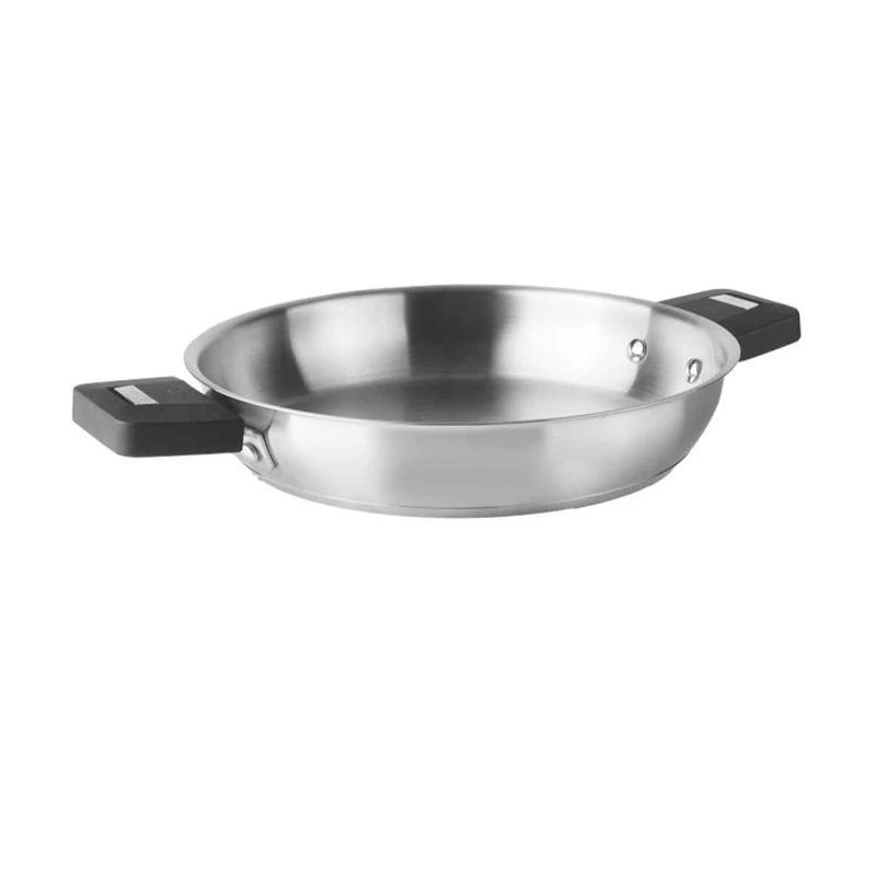 LACOR - 56728 - Combi Pan Body, 18/10 Stainless Steel, Interior Finish, Sandwich Thermodifuser Bottom, 3 Litre, Stackable, Suitable for Induction, Oven Safe, Dishwasher Safe, Ø28cm