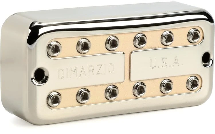 DiMarzio® Super Distor’Tron™ Pickup, F-Spaced, Nickel Cover, Cream Insert