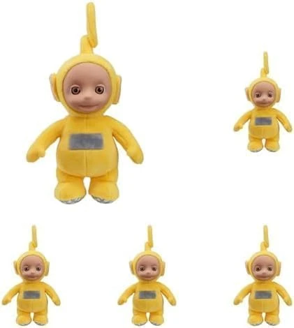 Teletubbies Character Uk 9 Inch Talking Laa-Laa Soft Toy, Yellow (Pack of 5)