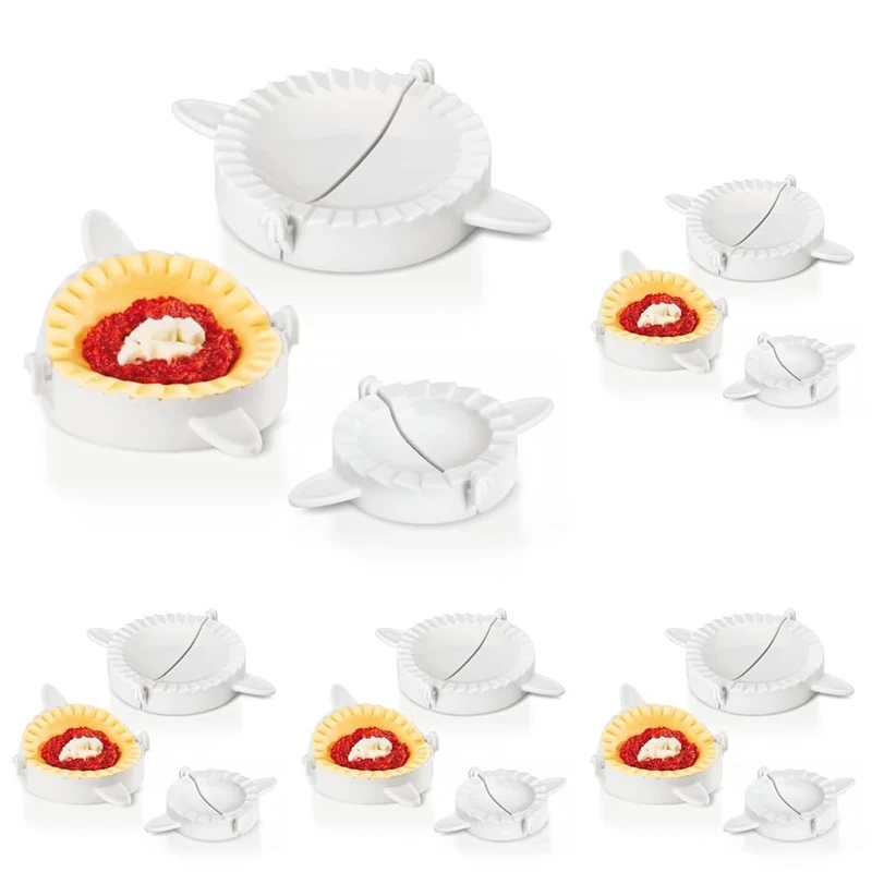 Metaltex Ravioli Presses, White, Set of 3, 9 cm Diameter-12/15.5 cm (Pack of 5)