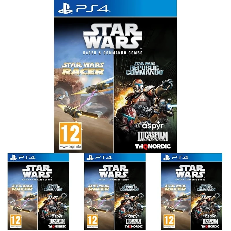Star Wars Racer and Commando Combo - PlayStation 4 (Pack of 4)