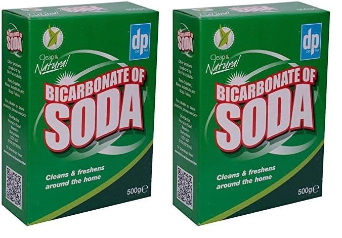 EMBO Clean & Natural Bicarbonate Soda Powder 500g Bag (Pack of 2)