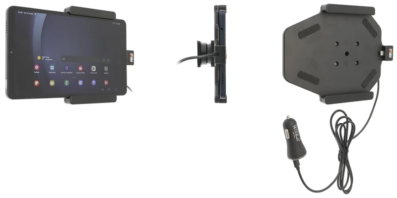 Brodit Device holder 721399 | Made in Sweden | with charging function for smartphones - Samsung Galaxy Tab A9 SM-X110/SM-X115