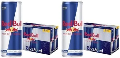 Red Bull Energy Drink 250 ml x 8 (Pack of 2)