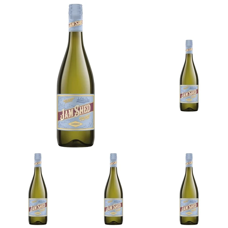 Jam Shed Chardonnay White Wine, 75cl (Pack of 5)