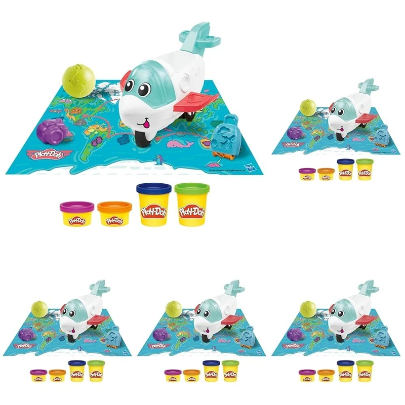 Play-Doh Airplane Explorer Starter Playset (Pack of 5)
