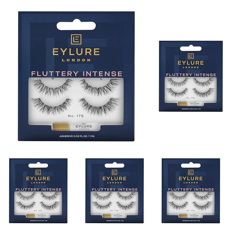 Eylure Fluttery Intense No. 175 Twin Pack False Lashes (Pack of 5)