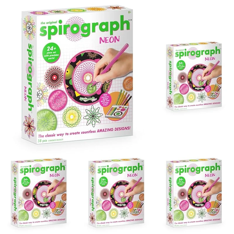 Spirograph Neon (Pack of 5) - Image 1