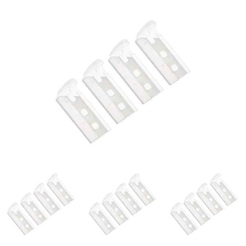 Tweezerman Eyebrow Razor Replacement Blades (4Pk) – Stainless Steel 4 Replacement Blades Included in Pack (Pack of 4)