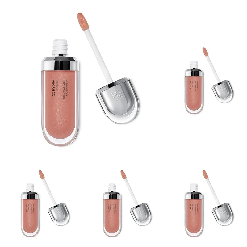 KIKO Milano 3D Hydra Lipgloss 20 | Softening lip gloss for a 3D look (Pack of 5)
