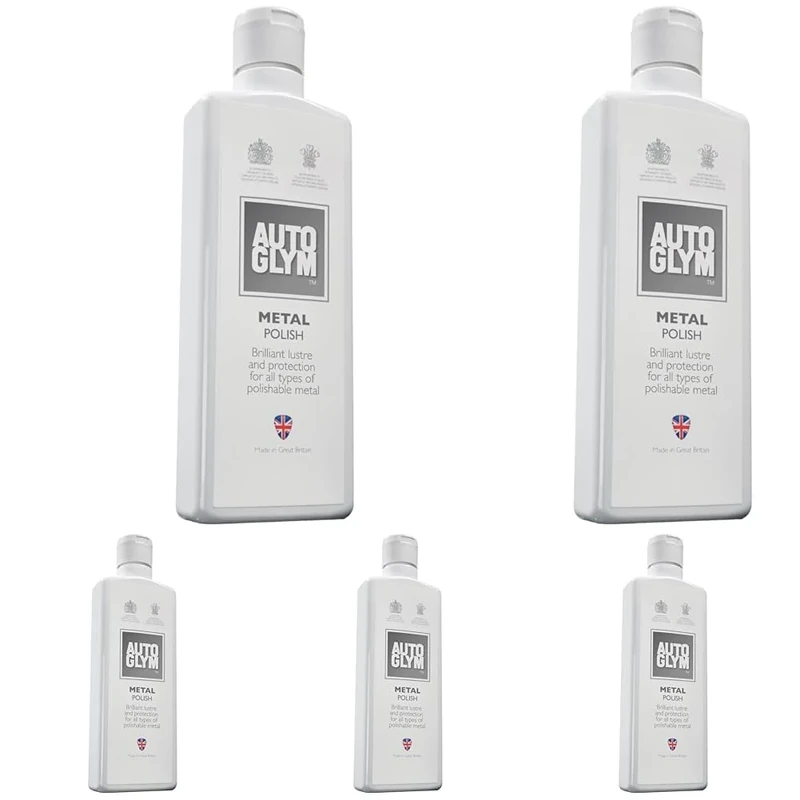 Autoglym Metal Polish, 325ml - Brilliant Lustre and Protection For All Types of Polishable Metal Including Brass, Copper, Stainless Steel, Chrome, Aluminium and Unlacquered Aluminium Alloys