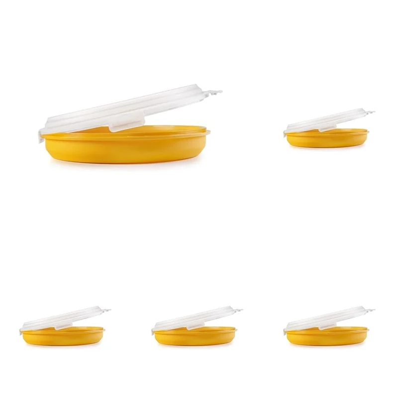 IBILI 749100 Tortilla Box, Plastic, Orange, 26 cm (Pack of 5) - Image 1