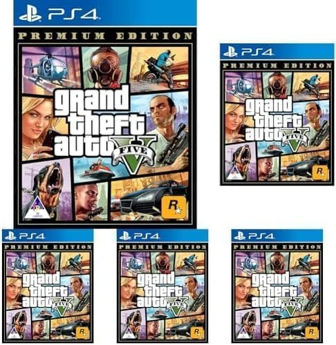 Grand Theft Auto V: Premium Edition (PS4) (Pack of 5)