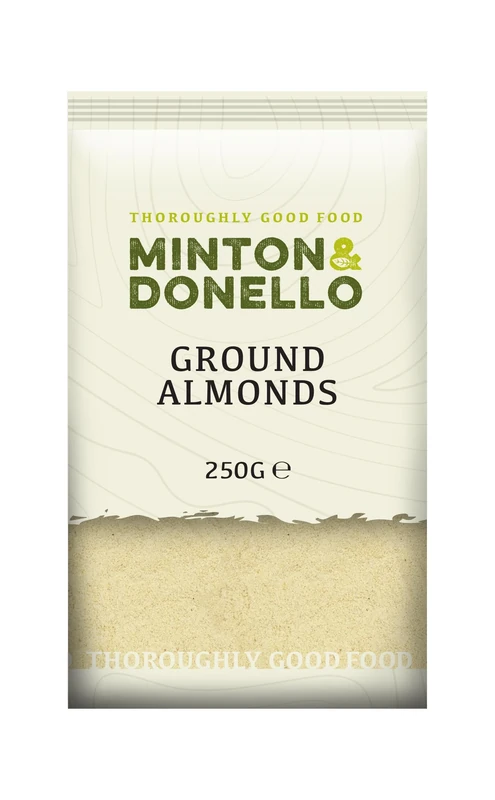 Minton & Donello - Finely Ground Almonds, Blanched, Baking Essential, 250g