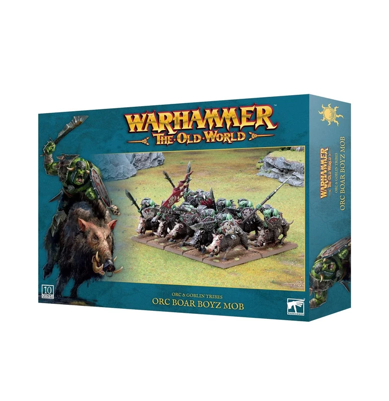 Warhammer Games Workshop The Old World - Orc and Goblin Tribes: Orc Boar Boyz Mob