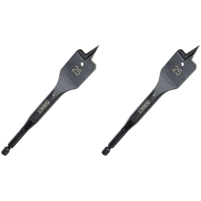 Dewalt DT4771QZ 25 x 152 mm Extreme Flat Wood Drill Bit,Multi (Pack of 2)