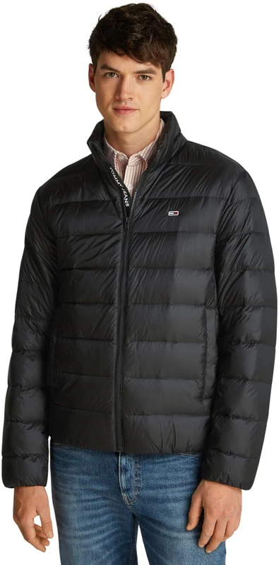Tommy Jeans Men’s Water Repellent Down Jacket, Black (Black), M
