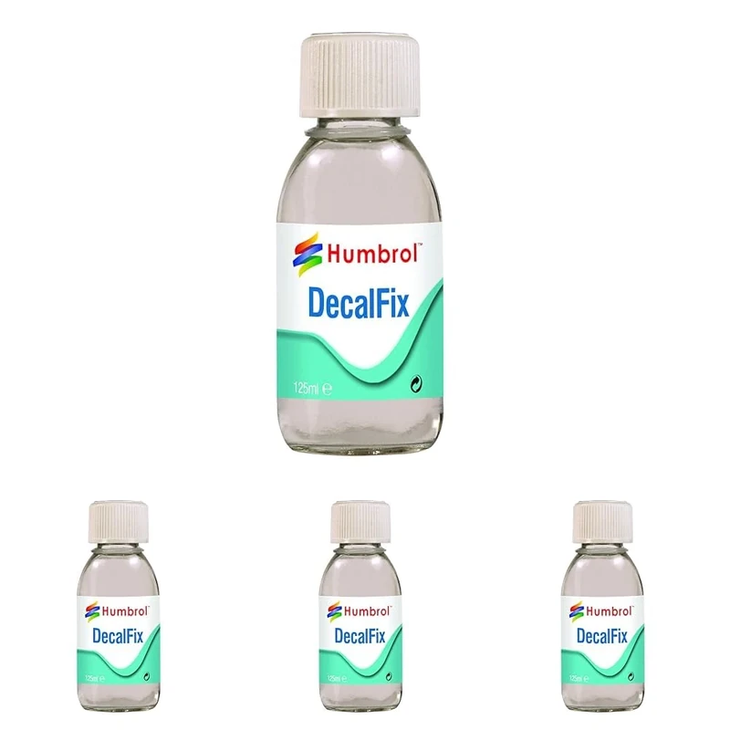 Humbrol AC7432 Decalfix, 4.5 x 4.5 x 11.5 cm (Pack of 4) - Image 1