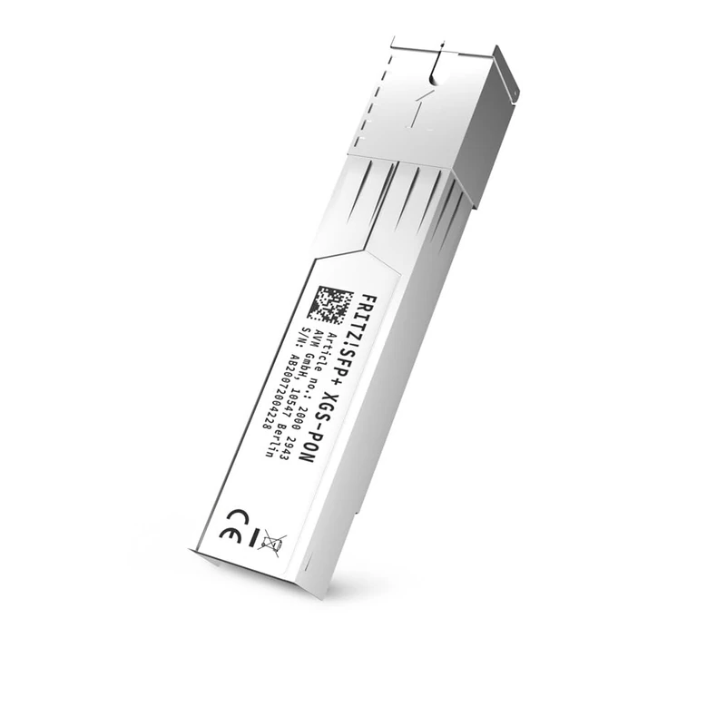 AVM FRITZ!SFP XGS-PON (SFP+ Module, up to 10 Gbps for Maximum Speeds Over Fibre, Suitable for Use with FRITZ!Box 5530 Fibre and FRITZ!Box 5590 Fiber)
