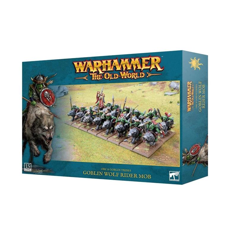 Warhammer Orc and Goblin Tribes - Goblin Wolf Rider Mob
