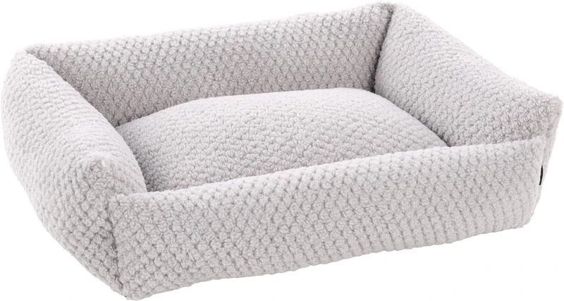 Flamingo Basket Jacquard Rectangle Grey 65x50x20cm