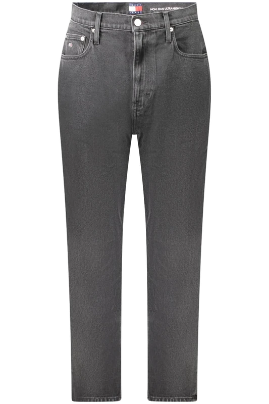 Tommy Jeans Women's MOM Jean UH TPR AI4181 DW0DW20369 Tapered, Denim (Denim Black), 28W / 32L