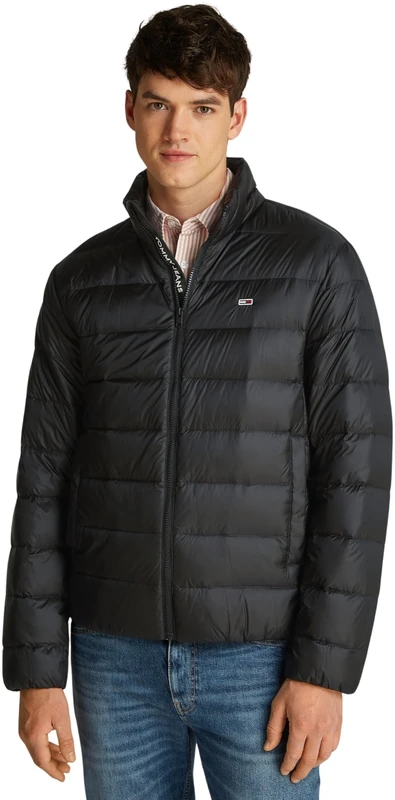 Tommy Jeans Men’s Water Repellent Down Jacket, Black (Black), XXL