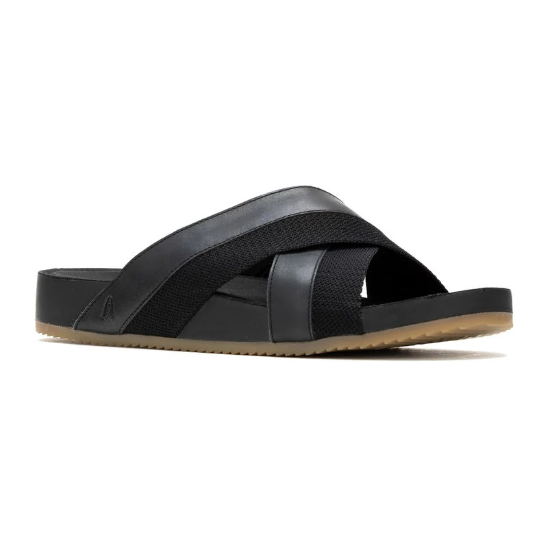 Hush Puppies Male Merritt Slide Sandal, Black, 7