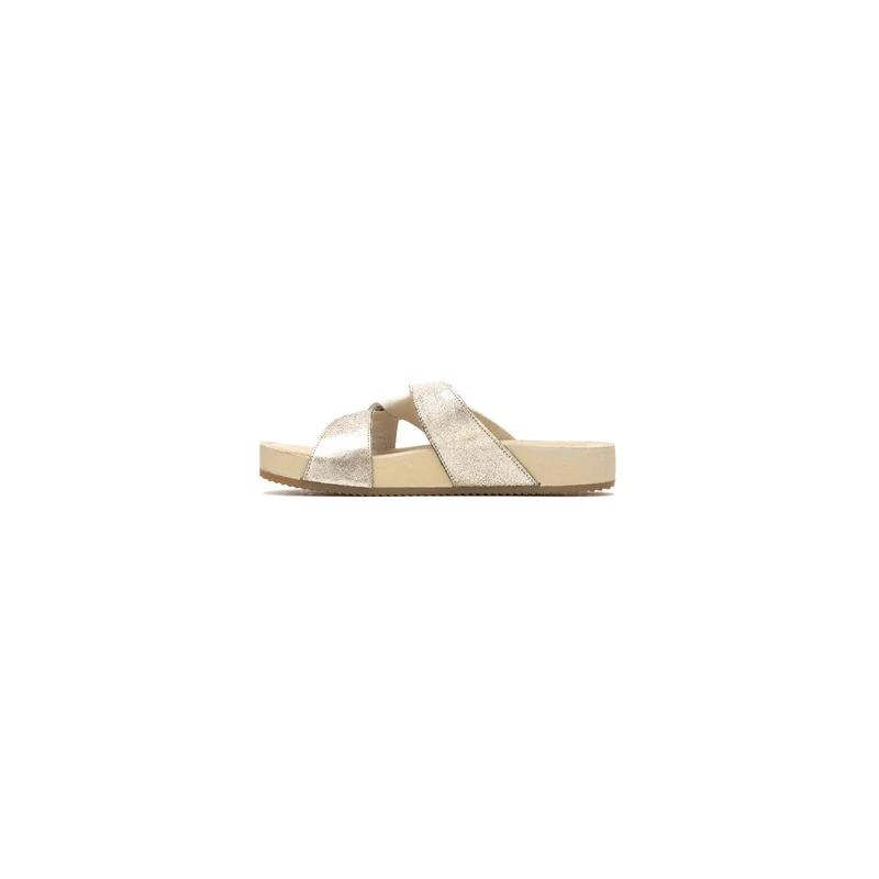 Hush Puppies Female Mylah Slide Sandal, Yellow, 8