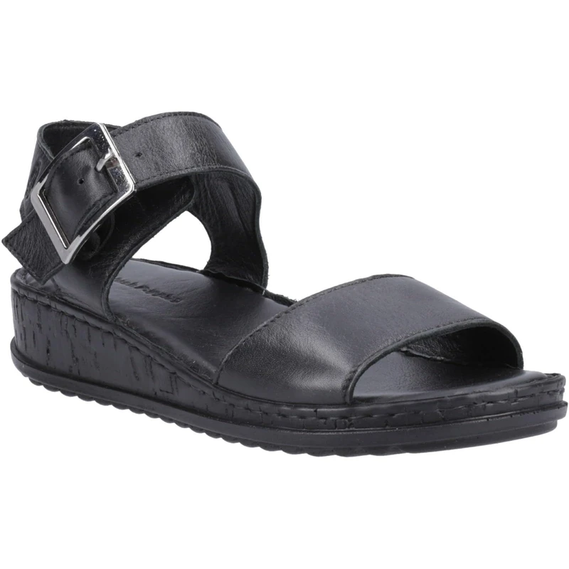 Hush Puppies Female Ellie Sandal, Black, 6