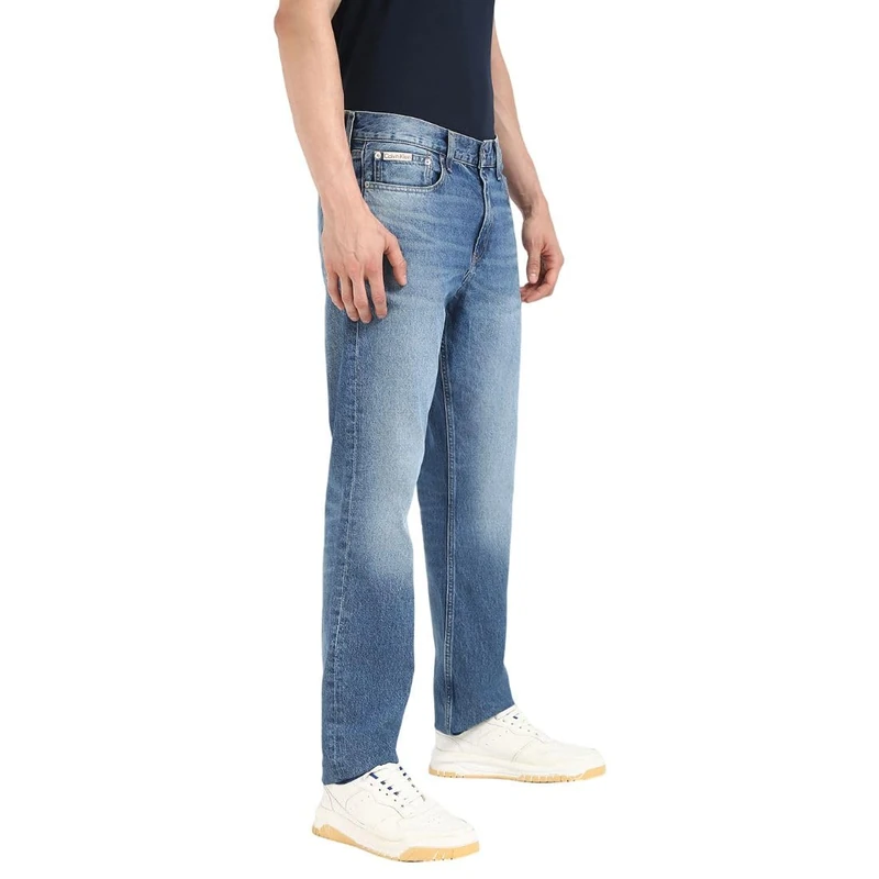 Calvin Klein Men’s Slim Straight Jeans, Blue (Denim Medium), 32W/33L