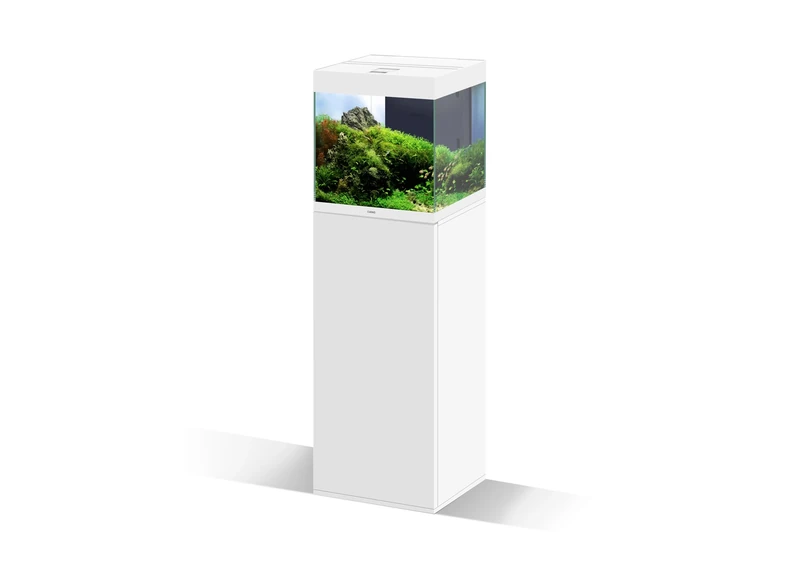 CIANO, Emotions Pro 40 White Wooden Aquarium Cabinet 95 x 40 x 40 cm – Stand with 1 Door and Storage Compartment – Aquarium Cabinet for Fish – Made in Portugal